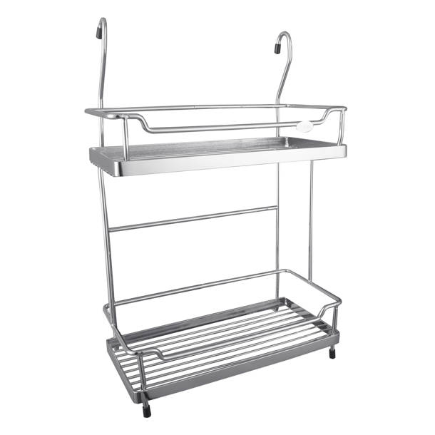 3-Tier White Bathroom Shelf Unit - MDF Storage Rack For Towels, Books & Decor